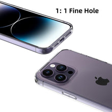 将图片加载到图库查看器，Silicone Soft Phone Case for iPhone 14 13 12 11 Pro Max XR X XS Max 7 8 Plus Back Cover Case for iPhone 14 13 12 11 Pro Max Transparent Soft Flexible Anti-Yellowing Shockproof Camera Protection Case For iPhone
