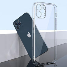 将图片加载到图库查看器，Silicone Soft Phone Case for iPhone 14 13 12 11 Pro Max XR X XS Max 7 8 Plus Back Cover Case for iPhone 14 13 12 11 Pro Max Transparent Soft Flexible Anti-Yellowing Shockproof Camera Protection Case For iPhone

