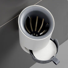 将图片加载到图库查看器，Silicone Toilet Brush Wall-Mounted Cleaning Tools Refill Liquid No Dead Corners Toilet Brush Home Bathroom Accessories Set  Toilet Brush And Holder Set Toilet Bowl Brush With Caddy Bathroom Stiff Bristles Toilet Scrub Brush

