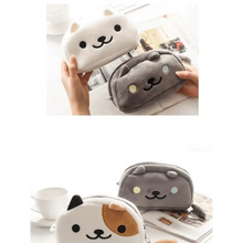 Load image into Gallery viewer, Simple Cartoon Pencil Pouch Design Soft Large Capacity Student Pencil Box Cute Pen Organizer
