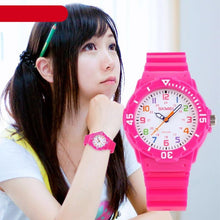 Load image into Gallery viewer, Simple Casual Kids Watches 5bar Waterproof Quartz Wristwatches Kids Clock Analog Watch Waterproof Time Teaching Boys Girls Watch Soft Band Learning Time Wrist Watch

