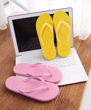 将图片加载到图库查看器，Simple Colors Comfortable Slippers Flip Flop Women Summer Fashion Casual Non-Slip Couple Flip Flops Breathable Beach Flip Flops For Women Summer Beach Slide Sandals
