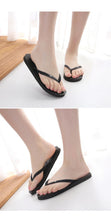 将图片加载到图库查看器，Simple Colors Comfortable Slippers Flip Flop Women Summer Fashion Casual Non-Slip Couple Flip Flops Breathable Beach Flip Flops For Women Summer Beach Slide Sandals
