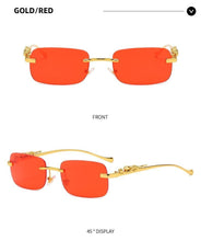 Load image into Gallery viewer, Simple Design Stylish Fashionable Sunglasses Vintage Square Shape Sunglasses For Women &amp; Men New Luxury Design Popular Travel Driving Metal Frame Sun Glasses Anti Blue Light Summer Eyeglasses

