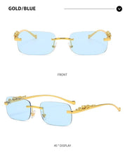 Load image into Gallery viewer, Simple Design Stylish Fashionable Sunglasses Vintage Square Shape Sunglasses For Women &amp; Men New Luxury Design Popular Travel Driving Metal Frame Sun Glasses Anti Blue Light Summer Eyeglasses
