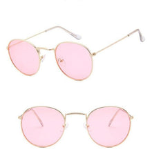 将图片加载到图库查看器，Simple Fashion Design Small Sunglasses For Women Round Shape Glasses For Men/Women Luxury Eyeglasses UV Protection Lightweight Driving Fishing Sports Mens Sunglasses
