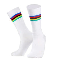 Load image into Gallery viewer, Simple Modern Design Anti Slip Silicone Cycling Socks  For Men Unique  Bicycle Running Socks Lightweight Breathable Sports Socks
