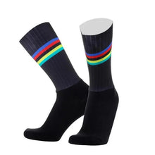 Load image into Gallery viewer, Simple Modern Design Anti Slip Silicone Cycling Socks  For Men Unique  Bicycle Running Socks Lightweight Breathable Sports Socks
