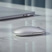 将图片加载到图库查看器，Simple Modern White/Black Wireless Bluetooth USB Connection Optical Mouse For Laptop PC Portable Slim Rechargeable Mouse Computer Mouse
