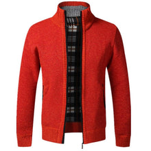 Load image into Gallery viewer, Simple Quality Autumn Winter New Men's Jacket Slim Fit Jacket Slim Fit Thick Sweaters Male Jacket Men Solid Cotton Thick Warm Sweater With Pockets  Fashion Warm Cold Weather Classic Jacket
