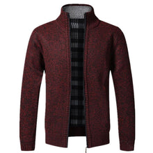 Load image into Gallery viewer, Simple Quality Autumn Winter New Men's Jacket Slim Fit Jacket Slim Fit Thick Sweaters Male Jacket Men Solid Cotton Thick Warm Sweater With Pockets  Fashion Warm Cold Weather Classic Jacket
