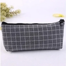 Load image into Gallery viewer, Simple Striped Color Design Pencil Cases For Students Retro Large Capacity Stationery School Pouch
