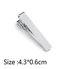 将图片加载到图库查看器，Simple Tie Clip Men Metal Copper Necktie Bar Clip Gold Silver Black 3 Bright Colors Best Gifts For Your Father Lover And Friends  Simple Classic Bar Clasp Practical Necktie Accessories Fashion Men Tie Clips Luxury Clothing Jewelry
