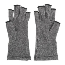 将图片加载到图库查看器，Simple Winter Arthritis Gloves Unisex Classic Anti Arthritis Therapy Gloves Compression  Fingerless Gloves
