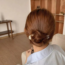 Load image into Gallery viewer, Simple Women Hair Stick Vintage Hair Clip Hairstyle U Shape Design Hairpin Girl Ponytail Hair Accessories
