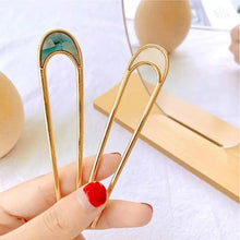 Load image into Gallery viewer, Simple Women Hair Stick Vintage Hair Clip Hairstyle U Shape Design Hairpin Girl Ponytail Hair Accessories
