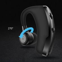 将图片加载到图库查看器，Single Ear Business Earphone Bluetooth 5.0 Sports Wireless Noise Isolating Headset Wireless Bluetooth Earpiece Hands-Free 10 Hours Playing Time Earphones With Built-in Mic For Driving Office Compatible With Smartphones

