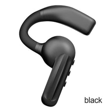 将图片加载到图库查看器，Single-Ear Sports Waterproof Car Earphone Ultra Standby Bluetooth-Compatible Headset Bone Conduction Ear Hook Headphone Sports Headphones Wired Gaming Earbuds Monitor Earphones with Mic, Stereo Sound Volume Control and Detachable Microphone

