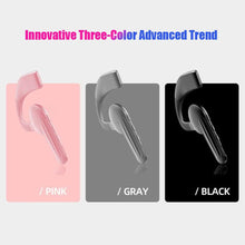 将图片加载到图库查看器，Single-Ear Sports Waterproof Car Earphone Ultra Standby Bluetooth-Compatible Headset Bone Conduction Ear Hook Headphone Sports Headphones Wired Gaming Earbuds Monitor Earphones with Mic, Stereo Sound Volume Control and Detachable Microphone
