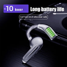 将图片加载到图库查看器，Single-Ear Sports Waterproof Car Earphone Ultra Standby Bluetooth-Compatible Headset Bone Conduction Ear Hook Headphone Sports Headphones Wired Gaming Earbuds Monitor Earphones with Mic, Stereo Sound Volume Control and Detachable Microphone
