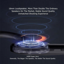 将图片加载到图库查看器，Single-Ear Sports Waterproof Car Earphone Ultra Standby Bluetooth-Compatible Headset Bone Conduction Ear Hook Headphone Sports Headphones Wired Gaming Earbuds Monitor Earphones with Mic, Stereo Sound Volume Control and Detachable Microphone
