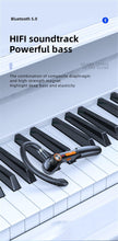 Load image into Gallery viewer, Single Wireless Bluetooth 5.0 Headset Handsfree HIFI Fingerprint Touch Hanging Ear Earphone for iPhone Waterproof Earpiece Ear Wireless Bluetooth Sport Headphones
