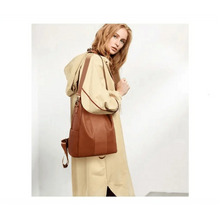 Load image into Gallery viewer, Sizzling Anti-Theft Vintage Style Leather Backpacks for Teenager Girls And Women School Bagpack For Females Travel Bags
