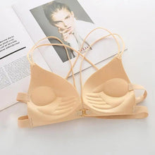 Load image into Gallery viewer, Sizzling Back Beautify Ladies Front Closure Wire Free Fashion Bra Padded Lingerie Bralette Gather Push Up Seamless Bra For Female
