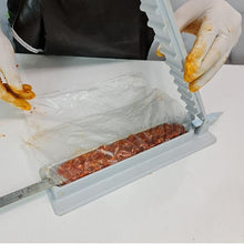 将图片加载到图库查看器，Skewers Kebab Maker Grill Barbecue Stringer Box Machine Beef Meat Vegetables Grill Outdoor BBQ Gadget Useful BBQ Accessories  Non-Sticky Barbecue Manual Skewer Press Food Grade Grill Kitchen Accessories
