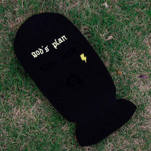 将图片加载到图库查看器，Ski Mask Knitted Face Cover Winter Balaclava Full Face Mask for Outdoor Sports 3 Hole Balaclava Party Mask Limited Embroidery Knit Hat Full Face Cover Balaclava Hats Funny Party Embroidery Beanies Caps Hole Knitted Full Face Cover
