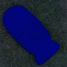 将图片加载到图库查看器，Ski Mask Knitted Face Cover Winter Balaclava Full Face Mask for Outdoor Sports 3 Hole Balaclava Party Mask Limited Embroidery Knit Hat Full Face Cover Balaclava Hats Funny Party Embroidery Beanies Caps Hole Knitted Full Face Cover
