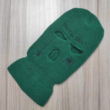 Load image into Gallery viewer, Ski Mask Knitted Face Cover Winter Balaclava Full Face Mask for Winter Outdoor Sports Winter Three 3 Hole Balaclava Knit Hat Ski Mask 3-Hole Knit Hat Full Face Cover Balaclava Hats Funny Party Embroidery Beanies Caps Hole Knitted Full Face Cover
