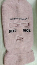Load image into Gallery viewer, Ski Mask Knitted Face Cover Winter Balaclava Full Face Mask for Winter Outdoor Sports Winter Three 3 Hole Balaclava Knit Hat Ski Mask 3-Hole Knit Hat Full Face Cover Balaclava Hats Funny Party Embroidery Beanies Caps Hole Knitted Full Face Cover
