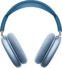 将图片加载到图库查看器，Apple - AirPods Max - Sky Blue - Active Noise Cancelling, Transparency Mode, Spatial Audio, Digital Crown for Volume Control
