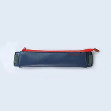 将图片加载到图库查看器，Slim Leather Unique Design Pencil Case Book Holder Pouch With Elastic Band For Notebook Fashion School Pen Case
