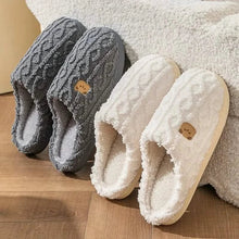 将图片加载到图库查看器，Slip On Soft Sole Flat Non-Slip Warm Slippers
