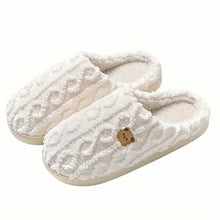 将图片加载到图库查看器，Slip On Soft Sole Flat Non-Slip Warm Slippers
