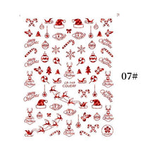 将图片加载到图库查看器，Sliver Bronzing Christmas Slider Nail Art 3D Decals Decoration Snowflake Nail Art Sticker Manicures Transfer Foil Xmas Gift  Nails Snowflake Nail Art Stickers Decals Christmas Nail 3D Self Adhesive Nail Stickers for Acrylic Nails Snowflake
