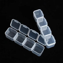 Load image into Gallery viewer, Small 28 Grids Diamond Box Clear Plastic Jewelry Craft Storage Container
