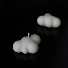 将图片加载到图库查看器，Small Scented Cloud Shape Birthday Candle Handmade Scented Candle Hand Poured Decorative Candle Aesthetic Candle Room Decor For Home Use Bedroom Romantic Soy Candle Home decoration Mother's Day Gifts
