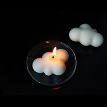 将图片加载到图库查看器，Small Scented Cloud Shape Birthday Candle Handmade Scented Candle Hand Poured Decorative Candle Aesthetic Candle Room Decor For Home Use Bedroom Romantic Soy Candle Home decoration Mother's Day Gifts
