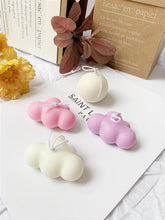 将图片加载到图库查看器，Small Scented Cloud Shape Birthday Candle Handmade Scented Candle Hand Poured Decorative Candle Aesthetic Candle Room Decor For Home Use Bedroom Romantic Soy Candle Home decoration Mother's Day Gifts
