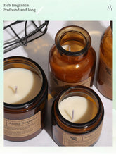 Load image into Gallery viewer, Small Simple Scented Candle Fresh Flowers Scented Candles Soy Candles For Men &amp; Women Long Lasting Spring Candles All-Natural Soy Wax Rustic Home Decor Scented Candles Non-Toxic Ultra Clean Burn Amber Jar Candles Fragrance Candle
