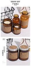 Load image into Gallery viewer, Small Simple Scented Candle Fresh Flowers Scented Candles Soy Candles For Men &amp; Women Long Lasting Spring Candles All-Natural Soy Wax Rustic Home Decor Scented Candles Non-Toxic Ultra Clean Burn Amber Jar Candles Fragrance Candle
