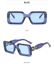 Load image into Gallery viewer, Small Size Rectangle Shape Sunglasses For Women &amp; Men New Retro Style Square Branded Design New Fashionable  Hip Hop Sun Glasses For Female
