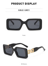 Load image into Gallery viewer, Small Size Rectangle Shape Sunglasses For Women &amp; Men New Retro Style Square Branded Design New Fashionable  Hip Hop Sun Glasses For Female

