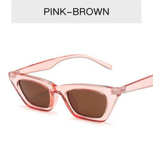 将图片加载到图库查看器，Small Stylish Design Cat Eye Sunglasses For Women New Retro Glasses Design For Women/Men Luxury Eyewear Glasses  Lightweight Frame UV400 Protection Sun Glasses

