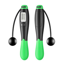 Load image into Gallery viewer, Smart Creative Counting Skipping Rope Wireless Skip Rope Electronic Digital Lose Weight Cordless Jump Ropes Weighted Cordless Jump Rope For Fitness Jump Rope Counter Adjustable Speed Skipping Rope For Men Women
