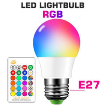 Load image into Gallery viewer, Smart For Home LED Light Bulb E27 E14 GU10 B22 220V 110V  Spot Magic Changeable Lamp Lampada+IR Control Decoration RGB White  Compatible with Alexa Google Home, RGBCW Smart GU10 Bulb, WiFi Smart LED Spot Light Bulb Indoor Decoration
