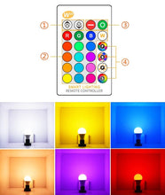 Load image into Gallery viewer, Smart For Home LED Light Bulb E27 E14 GU10 B22 220V 110V  Spot Magic Changeable Lamp Lampada+IR Control Decoration RGB White  Compatible with Alexa Google Home, RGBCW Smart GU10 Bulb, WiFi Smart LED Spot Light Bulb Indoor Decoration
